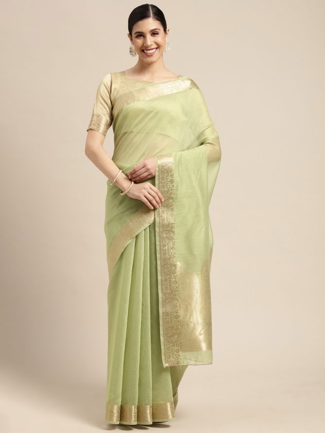 Sidnaz 6.1 New Fancy Party Wear Designer Linen Woven Saree Collection